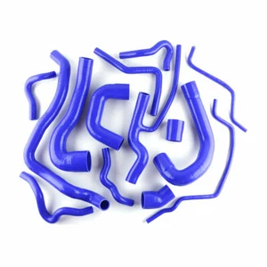 Blue Fit SAAB 9-3 1.8T 2.0T 2003-2014 Turbo Silicone Radiator Coolant Hose Kits - Imagen 1 de 11