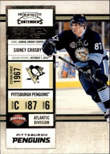 2010-11 Playoff Contenders Hockey #75 Sidney Crosby