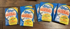 Seven Unopened 1989 Topps Baseball Card Wax Packs - Picture 1 of 1