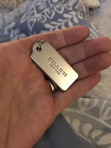 COACH NEW YORK Heavy Duty  KEY FOB BAG as shown - Nice!! - Picture 1 of 2