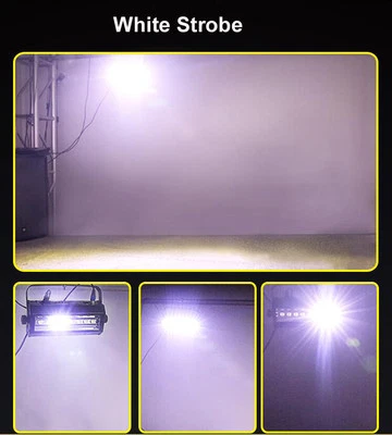 8X15W LED Disco Strobe Light Lamp Stage Party Club Show Lighting Sound Strobe DJ - Image 1 of 4