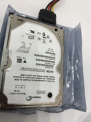Seagate Momentus 5400.2 60 GB, 5400 RPM, 2.5" (ST960822A) HDD-Hard Drive/Refurb - Image 1 of 4