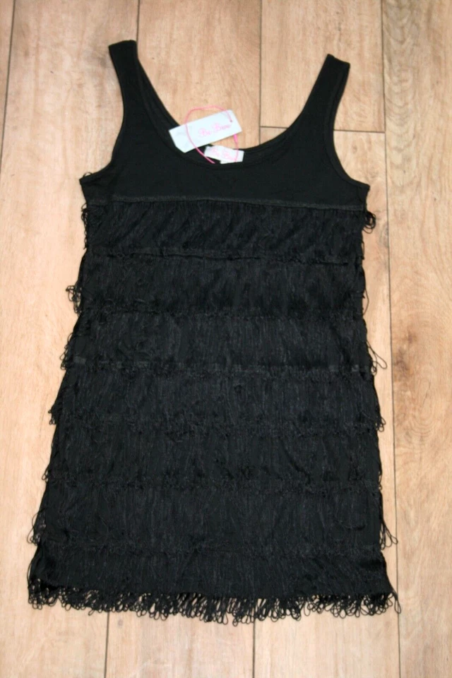 NUEVO&TAGS 1920 Borla Vestido TALLA 8 10 BE HERMOSO Fiesta Elegante Vestido Flapper Gatsby Foto 1 de 4