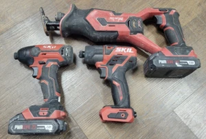SKIL IMPACT DRIVER ID574401 & RECIPROCATING SAW RS582901 W/BAT - Picture 1 of 1