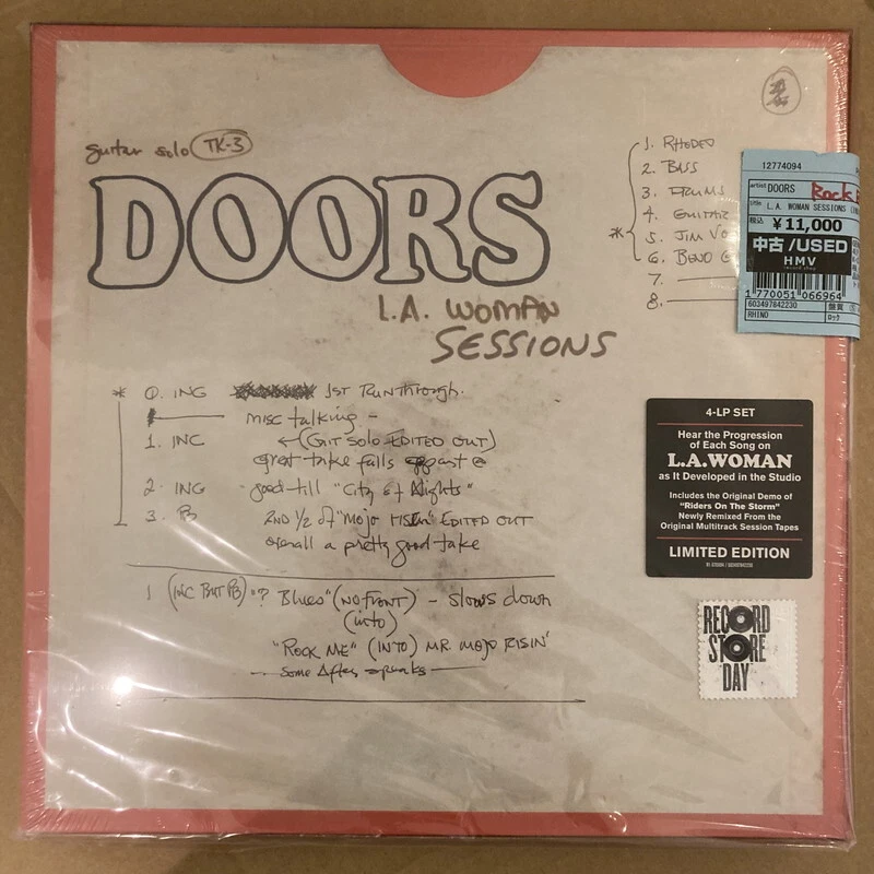 Doors/L.A. Woman Sessions(4 vinyl records) 603497842230 Used LP - Image 1 of 1