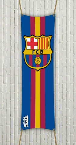 Barcelona FC Flag banner 2ft x 6ft FOOTBALL Soccer Spain La liga Cover
