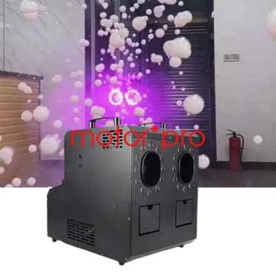 Bubble Fog Machine LED Lights Wireless Bubble Machine Smoke for Stage 900w  220V - Image 1 of 4