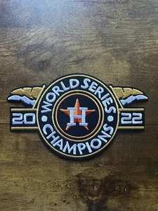 Houston Astros MLB World Series 2022 Championship Embroidered Patch Iron/Sew On - Picture 1 of 5