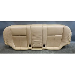 97-03 BMW E39 5-Series Sedan Rear Seat Bottom Bench Cushion Beige Leather OEM - Picture 1 of 10