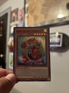 Yugioh! Armed Dragon Thunder LV5 - BLVO-EN003 - Super Rare - 1st Edition Near Mi - Picture 1 of 3