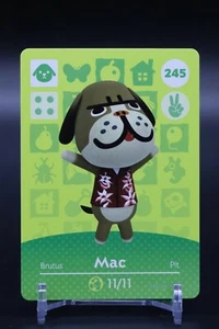 Mac # 245 Animal Crossing Amiibo Card AUTENTICA Serie 3 NUOVA MAI SCANSIONATA! - Foto 1 di 2