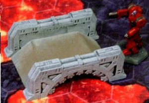 Wargames 6mm / 1/300 Scenery Terrain Building - Small Bridge - Picture 1 of 5
