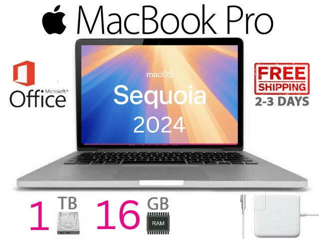 Apple MacBook Pro 13.3 Inch 1TB Laptops for sale | eBay