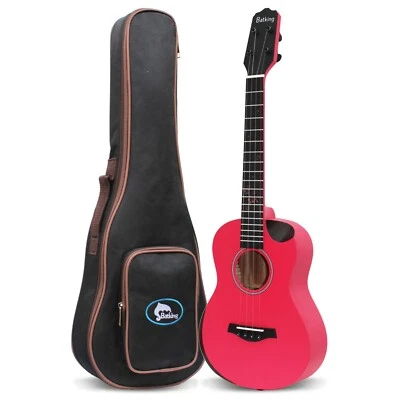 Tenor Ukulele, 26 inch Ukelele Solid Mahognay, Hawaiian Uke with Beginner - Image 1 of 4