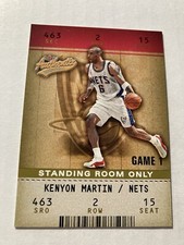 02-03 Fleer Authentix Kenyon Martin #92 Standing Room Only SSP  /25