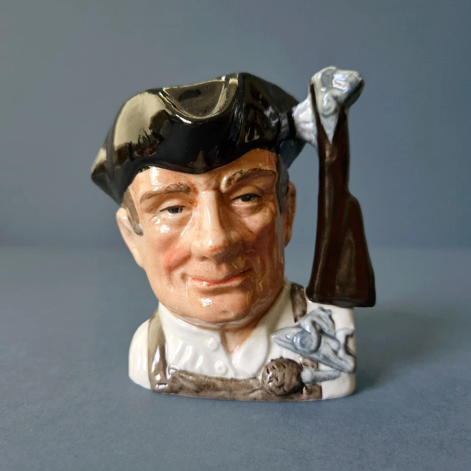 Vintage 1962 Royal Doulton England Gun Smith Williamsburg Character Jug, 3.75”H - Image 1 of 4