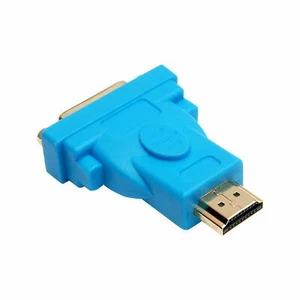CPO DVI (DVI-D) Female to HDMI Male Adapter Connector Converter Gold Plated #J30 - Afbeelding 1 van 3