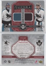 2007-08 Upper Deck Artifacts Tundra Tandems Red /25 Evgeni Nabokov Vesa Toskala