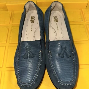SAS WOMENS SHOE 9M HOPE NUBUCK TASSEL LOAFER - Picture 1 of 19