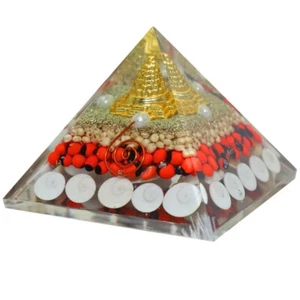 Crystal Divine Gomti Chakra Crystal Pyramid Vastu for Home Orgone Crystal Pyrami - Picture 1 of 4