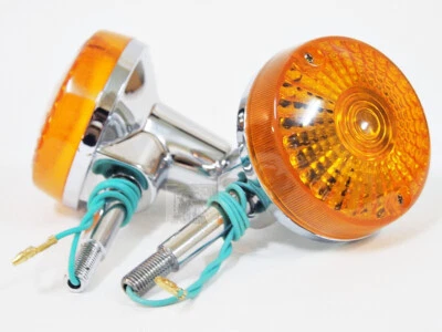 PARA Suzuki GN125 GN250 GN400 GS250 GS550 GS650 GS750 Sinal de seta traseiro L/R novo - Imagem 1 de 4