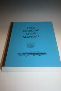 4 CADILLAC SHOP REPAIR MANUAL PASSENGER CARS BOOKS 1959-60-62-66 LOT - Picture 1 of 12
