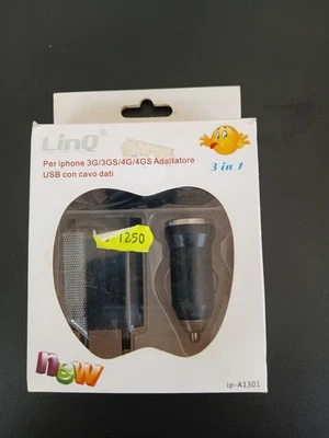 Caricabatteria Caricatore Linq Iphone 3G 3GS 4G 4GS - Immagine 1 di 2