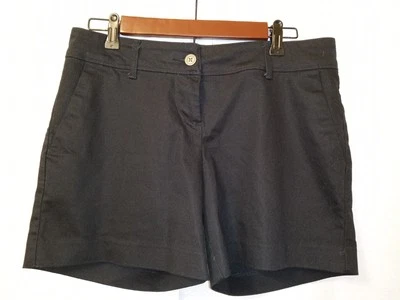 Pantalones cortos de vestir informales negros para mujer The Limited talla 6 Foto 1 de 3