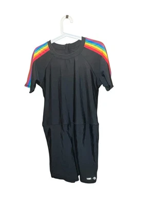 NWT Humankind x Target One Piece Swim Suit Unisuit Pride Black Rainbow Medium - Image 1 of 2