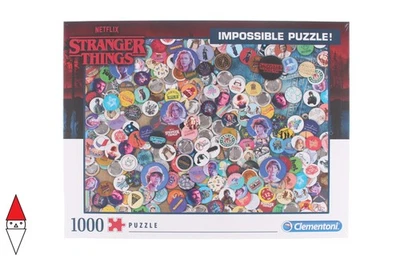 PUZZLE TEMATICO CLEMENTONI FILM E SERIE TV STRANGER THINGS IMPOSSIBLE 1000 PZ - Immagine 1 di 2