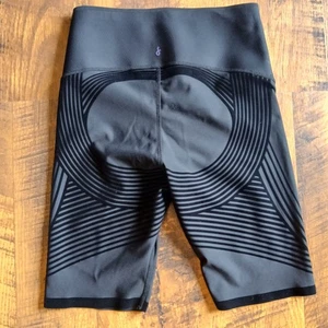 Fanka Women Body Sculpt Black Athletic Biker Shorts Reversible Compression READ - Picture 1 of 7
