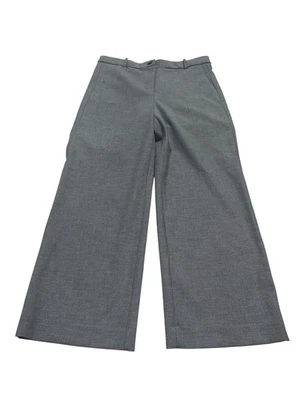 Pantalones J Crew para mujer 16 Peyton cuatro estaciones elásticos pierna ancha gris largo completo nuevos con etiquetas Foto 1 de 4