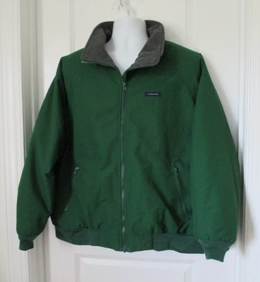 Lands End Jacket Boys XL 18-20 Green Fleece Lined Squal - Image 1 of 4