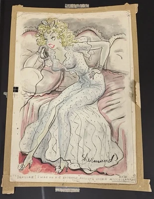 Revista Esquire Original Barbara Shermund 1 de febrero de 1940, “Varios” Foto 1 de 4