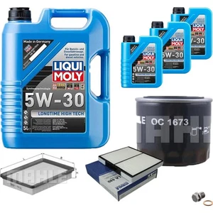 Pacchetto ispezione Mahle 8 L Liqui Moly Longtime 5W-30 per Hyundai Coupe 2.0 GLS - Foto 1 di 8