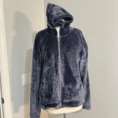 UGG Jacket Womens Sz XL Teddy Full Zip Velvet Comfy Fleece Soft - Image 1 of 4
