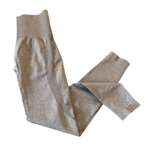 NVGTN Seamless High Waist Leggings Women's Size S Brown Workout Gym Activewear - Picture 1 of 6