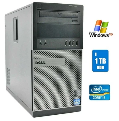 Dell OptiPlex MT Desktop Computer Intel Core i5 4GB Ram 1TB HDD Windows XP - Image 1 of 4