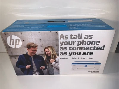 HP Deskjet 3755 Instant Ink Print Copy Scan Wireless All-in-One Printer   J9V90A - Image 1 of 4