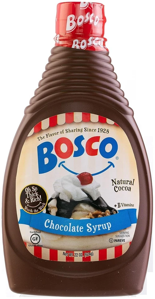 The Original Bosco Chocolate Syrup - 22 Oz Squeeze Bottle