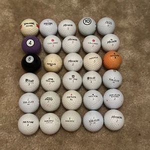 Used Golf Balls Lot Of 30 - Picture 1 of 1