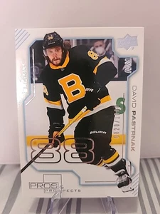 2020-21 Upper Deck Pros & Prospects David Pastrnak 0820/1000 Boston Bruins - Bild 1 von 6