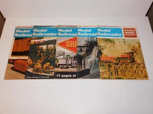RARE! X5 LOT Model Railroader Magazines 1971 - MORE IN STORE!! - Picture 1 of 7