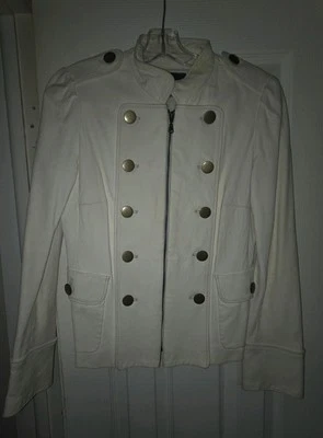 Винтажная кожаная военная куртка Derek Lam - Изображение 1 из 4