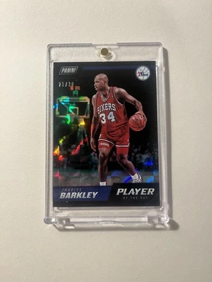 Panini Player Of The Day Charlie’s Barkley Checkerboard Holo Parallel/30 No LEG2 - Image 1 of 4