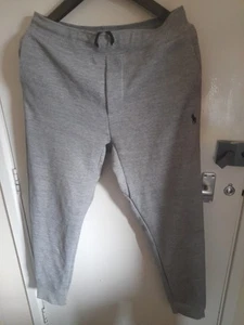 Ralph Lauren Polo Mens Joggers M Size Medium Grey Good Condition - Picture 1 of 7