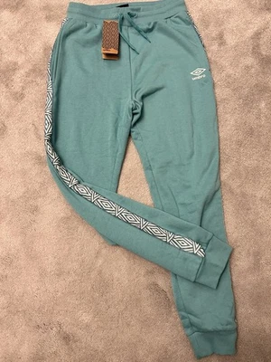 Umbro Ladies Taped Jogger SPG Seafoam Green Size S BNWT Comfy Loungewear Joggers - Image 1 of 4