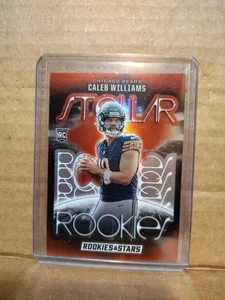 2024 Panini Rookies & Stars Stellar Rookies Caleb Williams Red #89/99 Bears JC - Bild 1 von 3