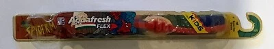 Cepillo de dientes vintage Aquafresh Flex para niños Spider-Man cuello flexible NUEVO STOCK ANTIGUO Foto 1 de 4