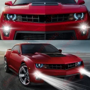 For Chevrolet Chevy Camaro 2010 2011 2012 2013 - 2PC 6000K LED Fog Light Bulbs - Picture 1 of 12